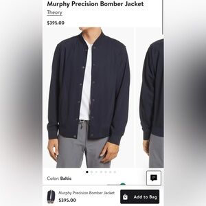 Theory Men’s Bomber- brand new